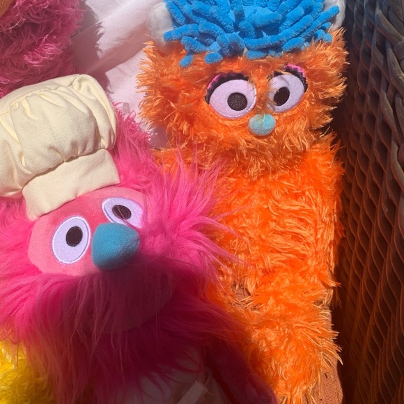 Sesame Street Plush 15” lot of 7 big bird honkers Telly Rudy Gonger Slimey Elmo - Picture 10 of 14